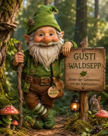 Gusti Waldsepp Gusti Waldsepp ein Zwerg in grün gekleidet