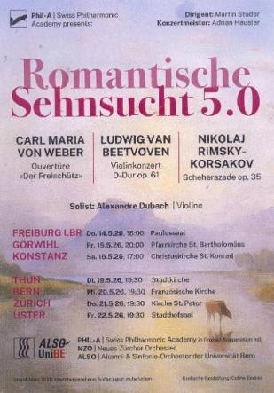 Flyer Romantische Sehnsucht 5.0 Konzerte Flyer Romantische Sehnsucht 5.0 Konzerte