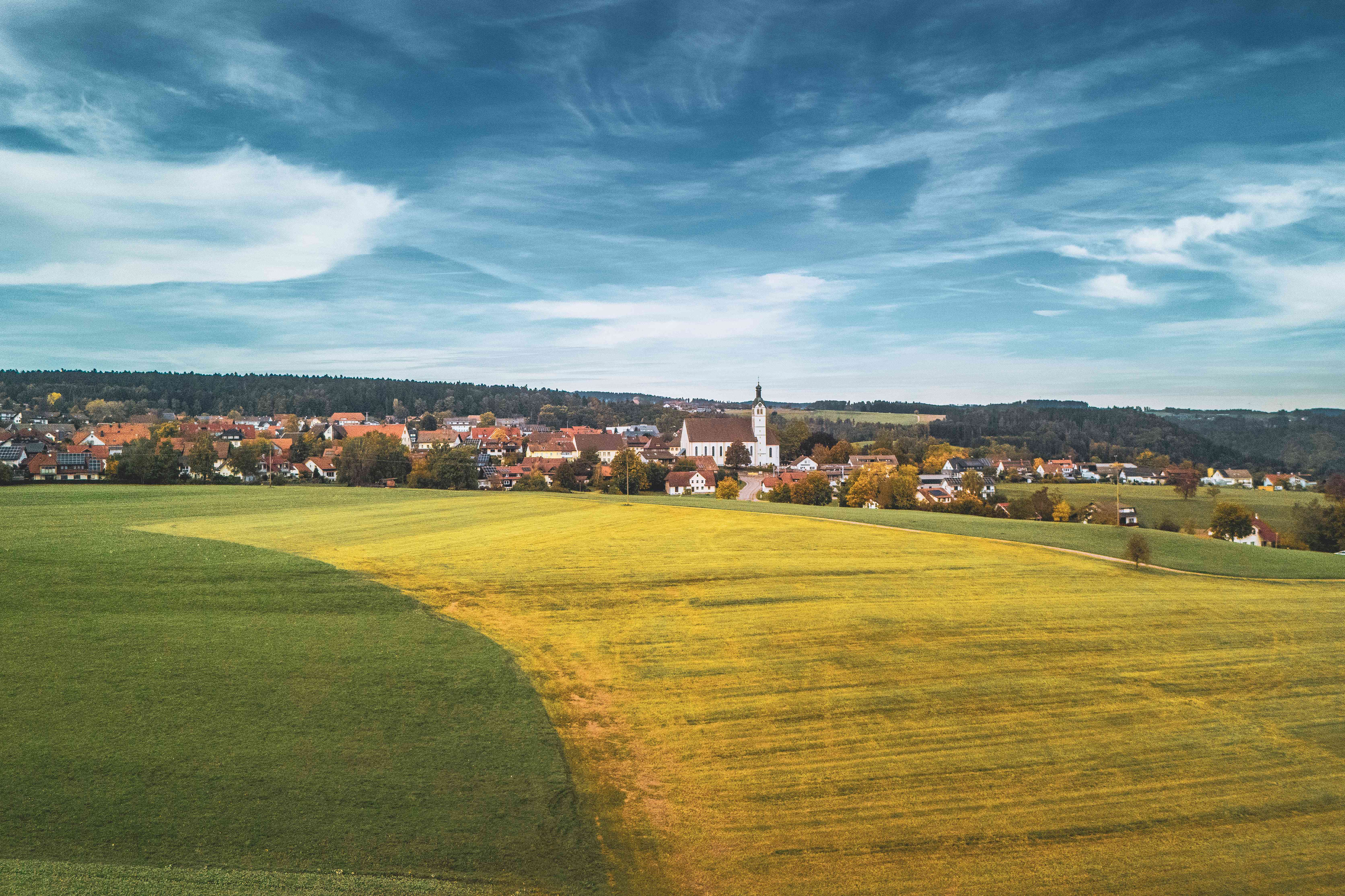 Ansicht Ortsteil Görwihl von Süden